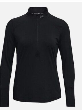 Under Armour  Qualifier Run 2.0 Reflective Ladies Running 1/2 Zip 1365632 Size M